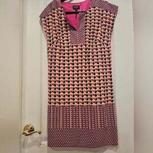 Laundry Pink Geometric Dress Size Small